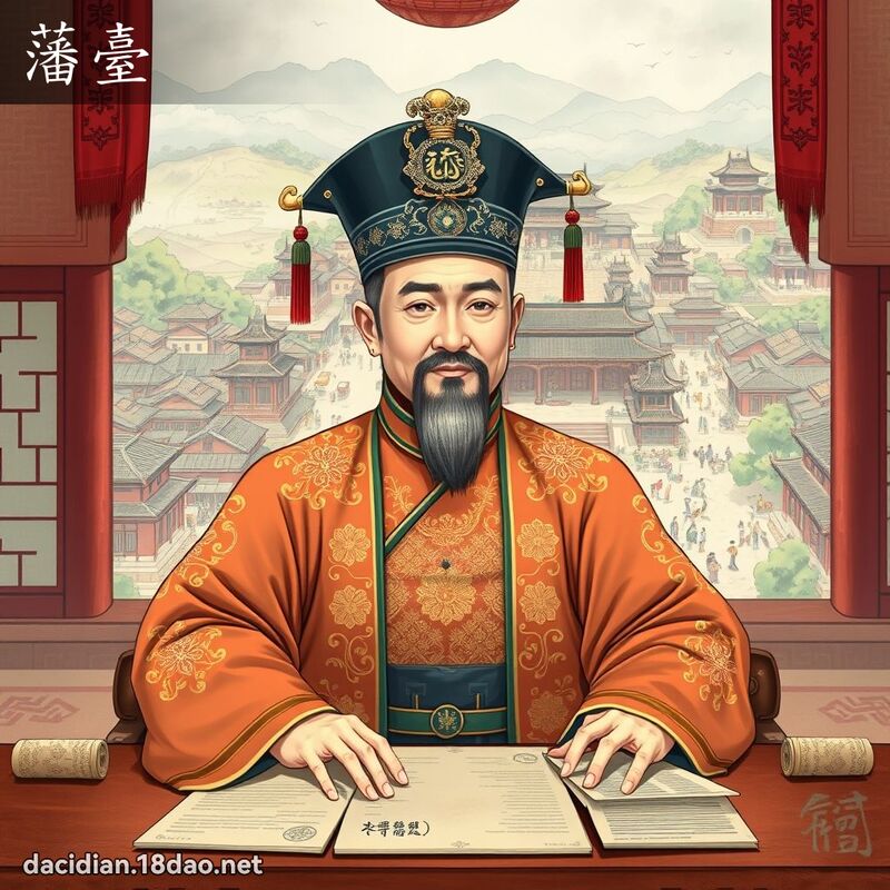 藩台 - 国语大辞典配图