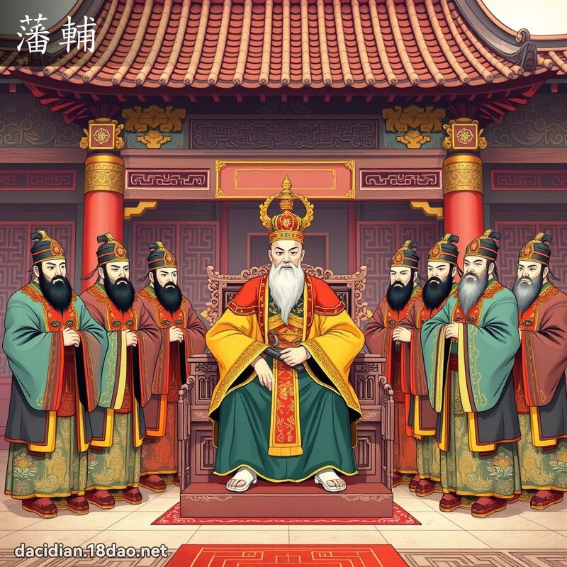 藩輔 - 國語大辭典配圖