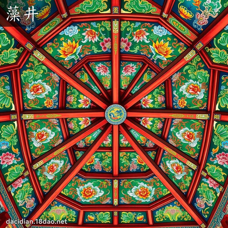 藻井 - 国语大辞典配图