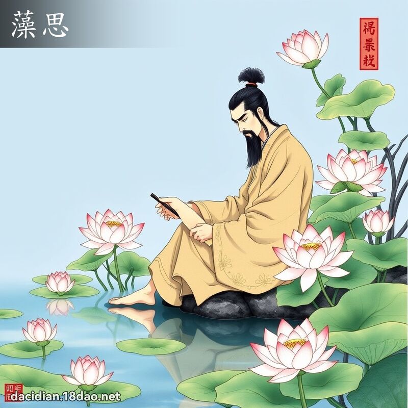 藻思 - 國語大辭典配圖