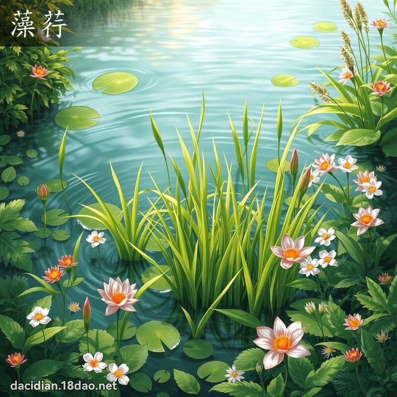 藻荇 - 国语大辞典配图