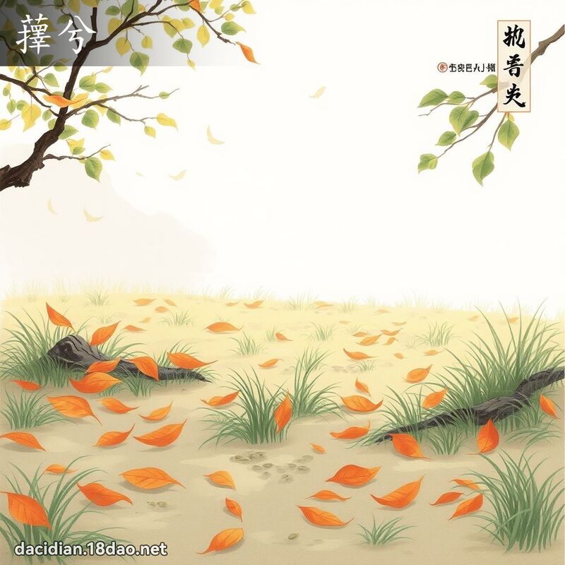 蘀兮 - 国语大辞典配图