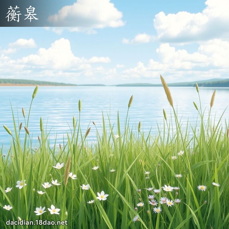 蘅皋 - 国语大辞典配图