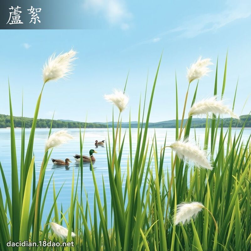 蘆絮 - 國語大辭典配圖