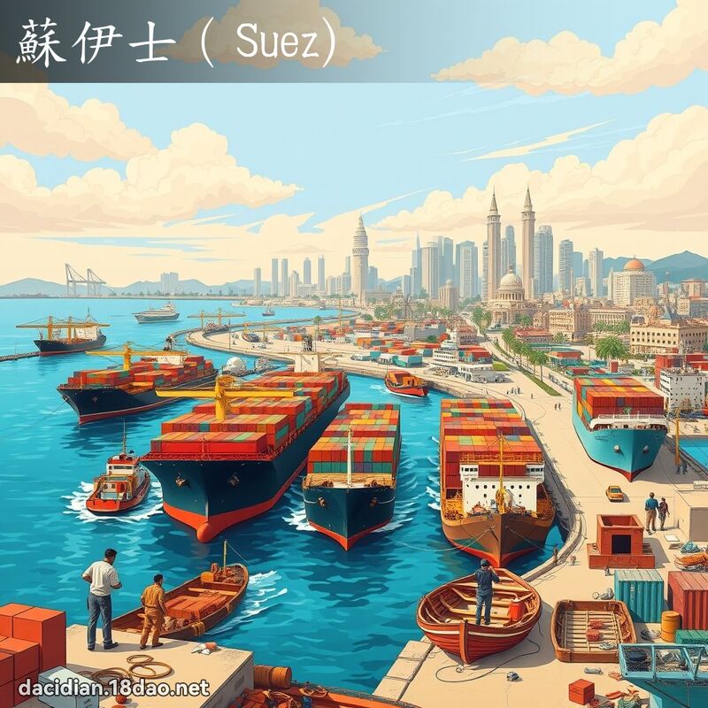 蘇伊士（Suez) - 國語大辭典配圖