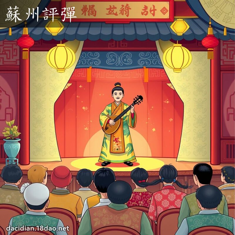蘇州評彈 - 國語大辭典配圖