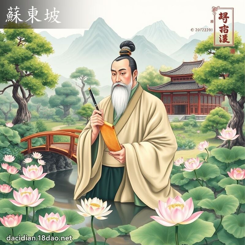 苏东坡 - 国语大辞典配图