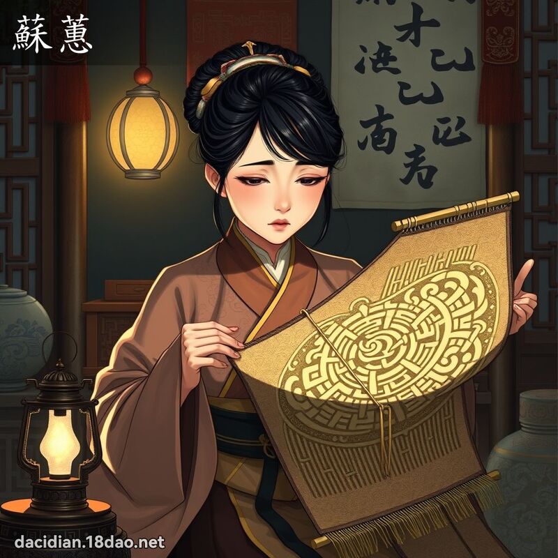 蘇蕙 - 國語大辭典配圖