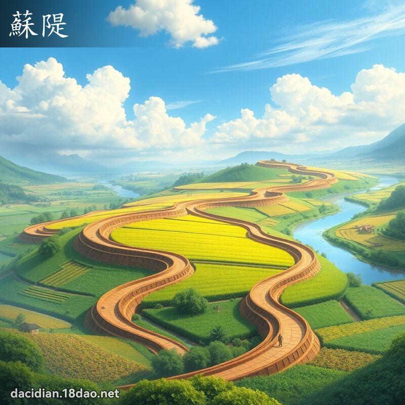 苏隄 - 国语大辞典配图