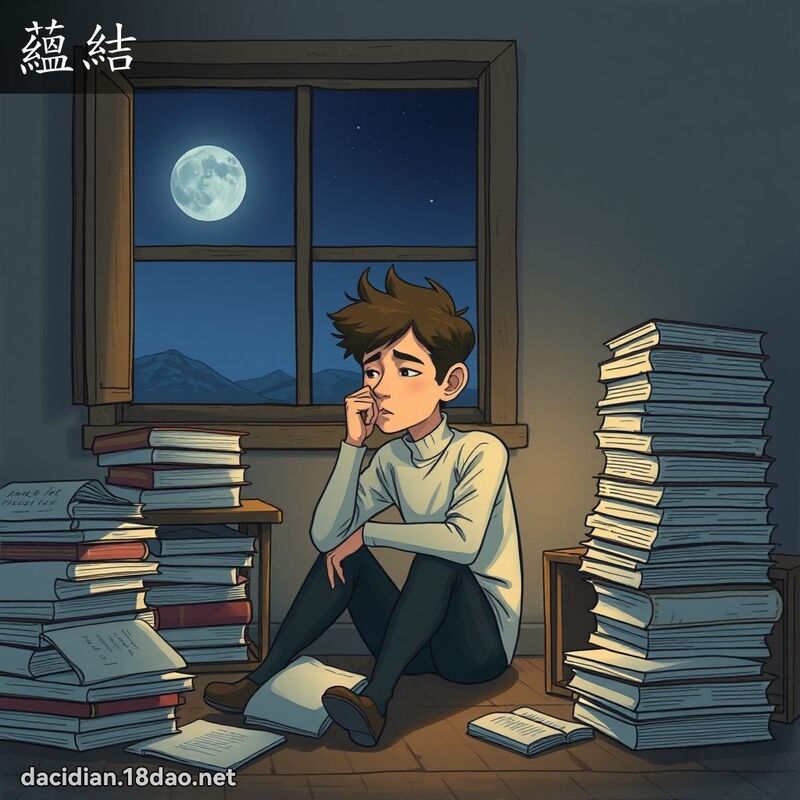 蕴结 - 国语大辞典配图