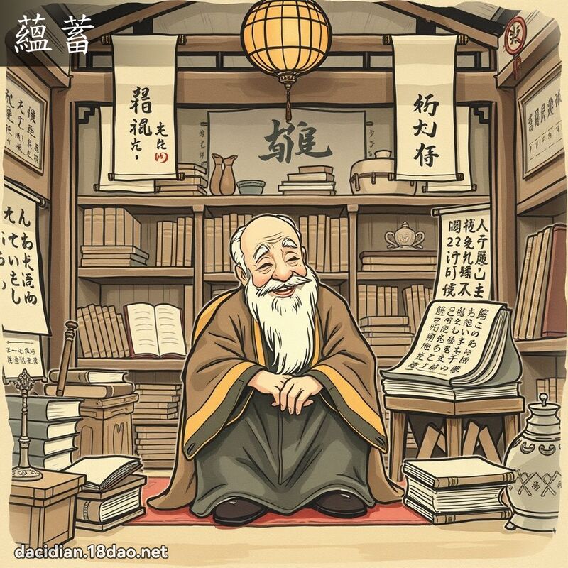 蕴蓄 - 国语大辞典配图