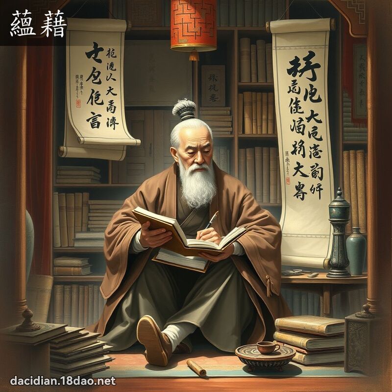 蕴藉 - 国语大辞典配图