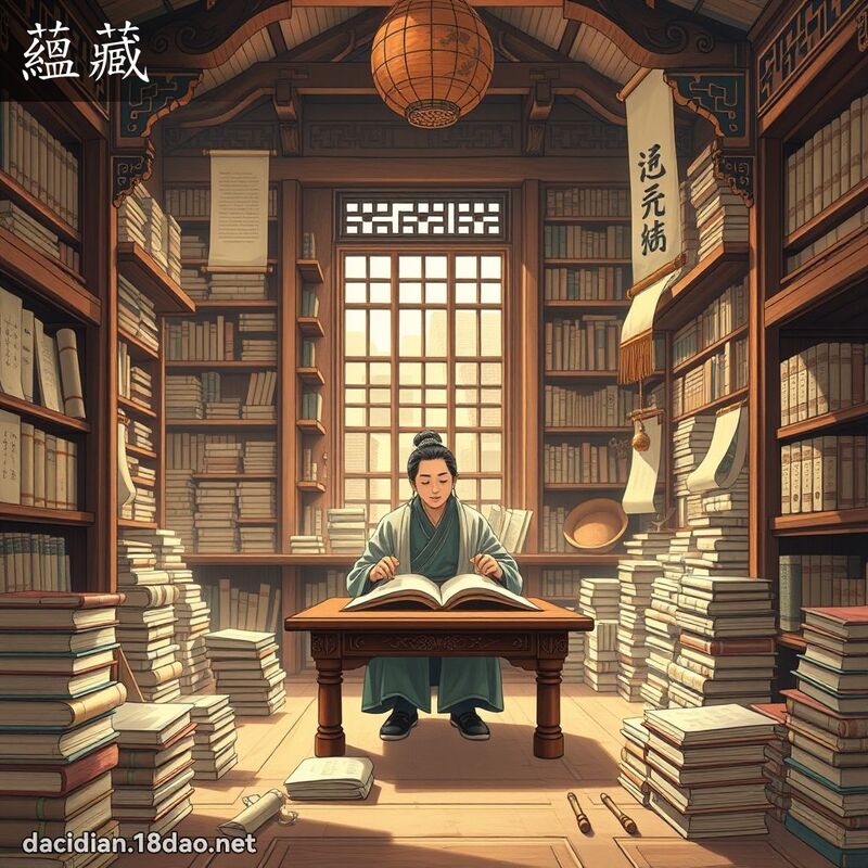蕴藏 - 国语大辞典配图