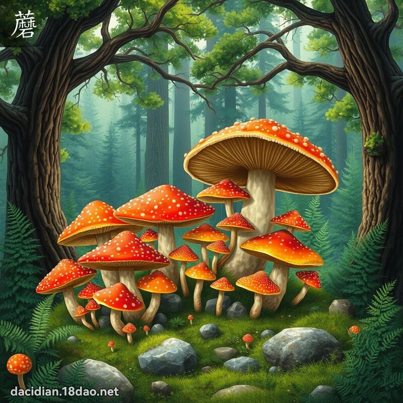 蘑 - 國語大辭典配圖