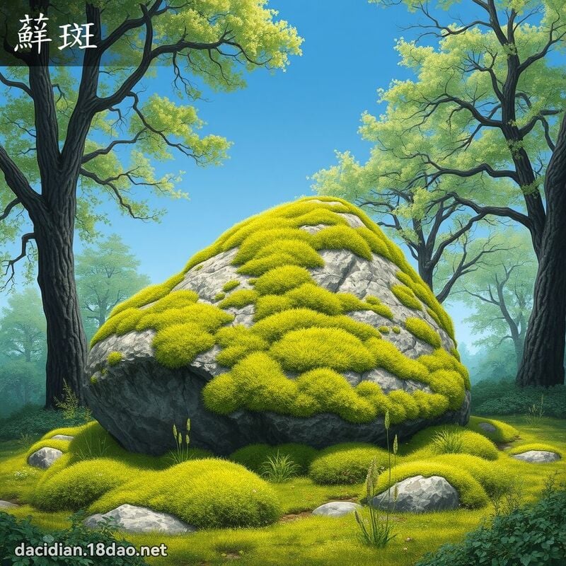 蘚斑 - 國語大辭典配圖