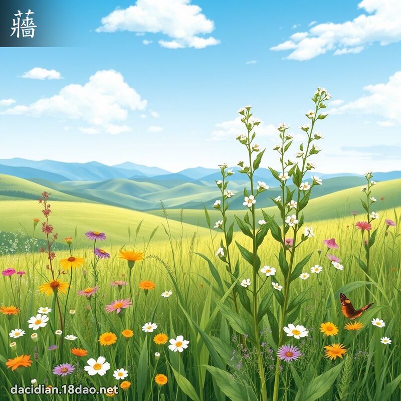 蘠 - 国语大辞典配图