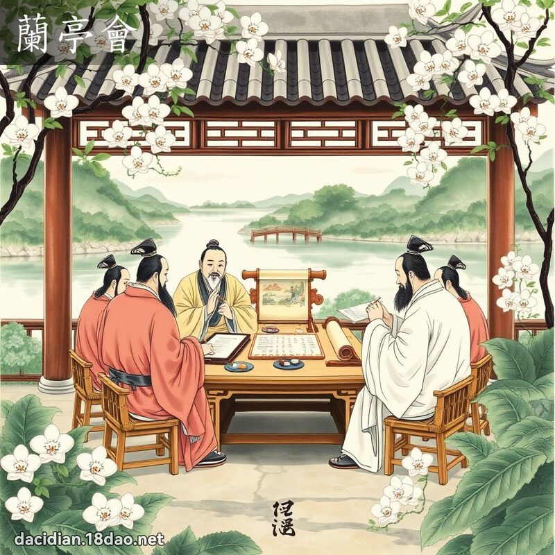 蘭亭會 - 國語大辭典配圖