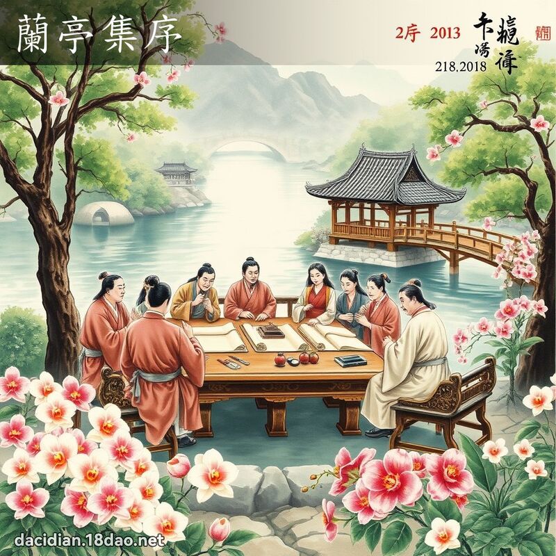 兰亭集序 - 国语大辞典配图