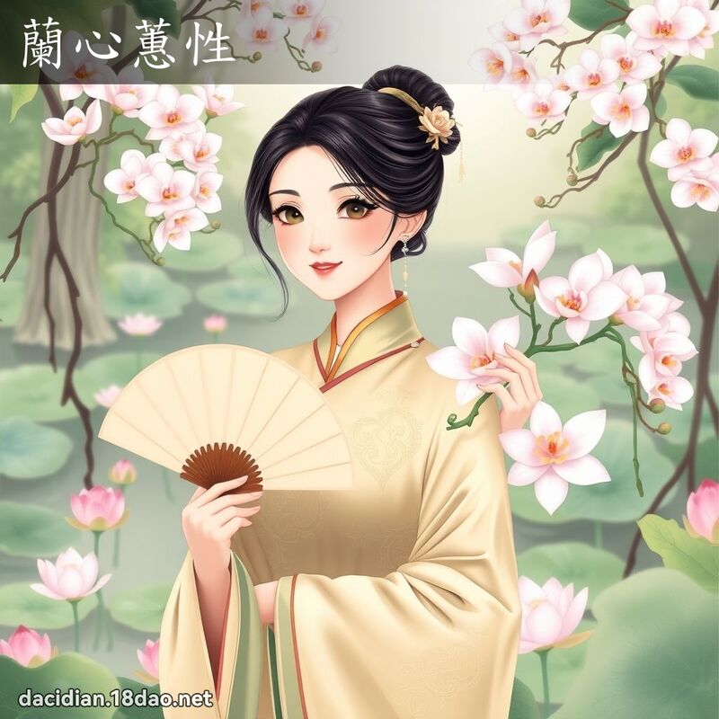 蘭心蕙性 - 國語大辭典配圖