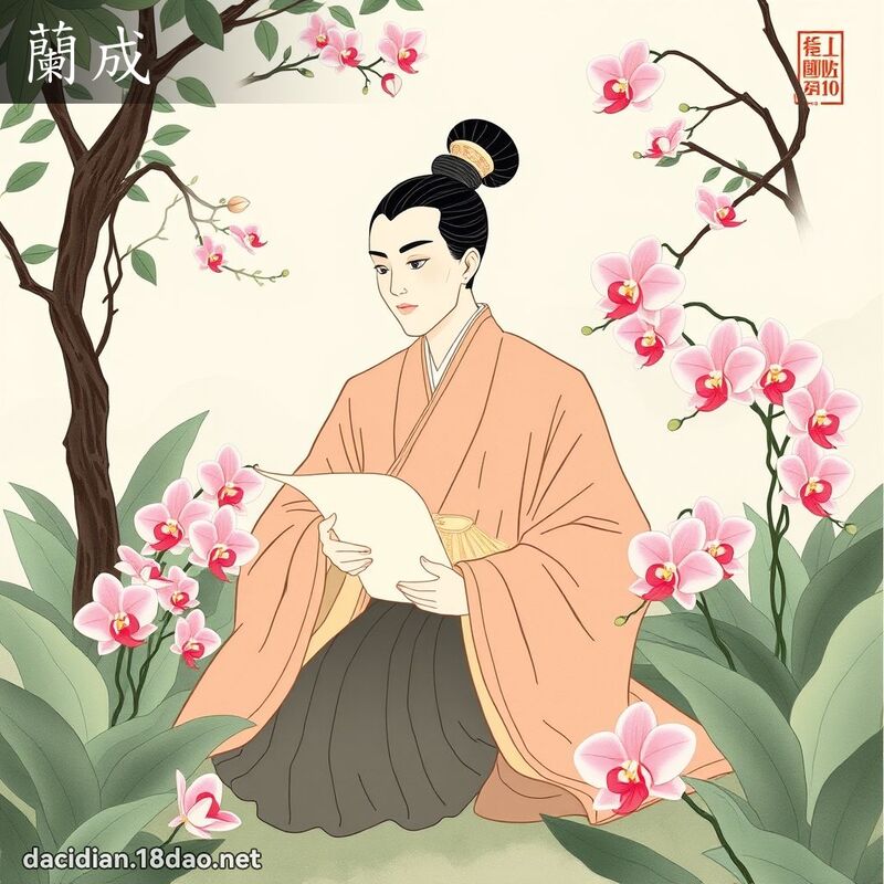 蘭成 - 國語大辭典配圖