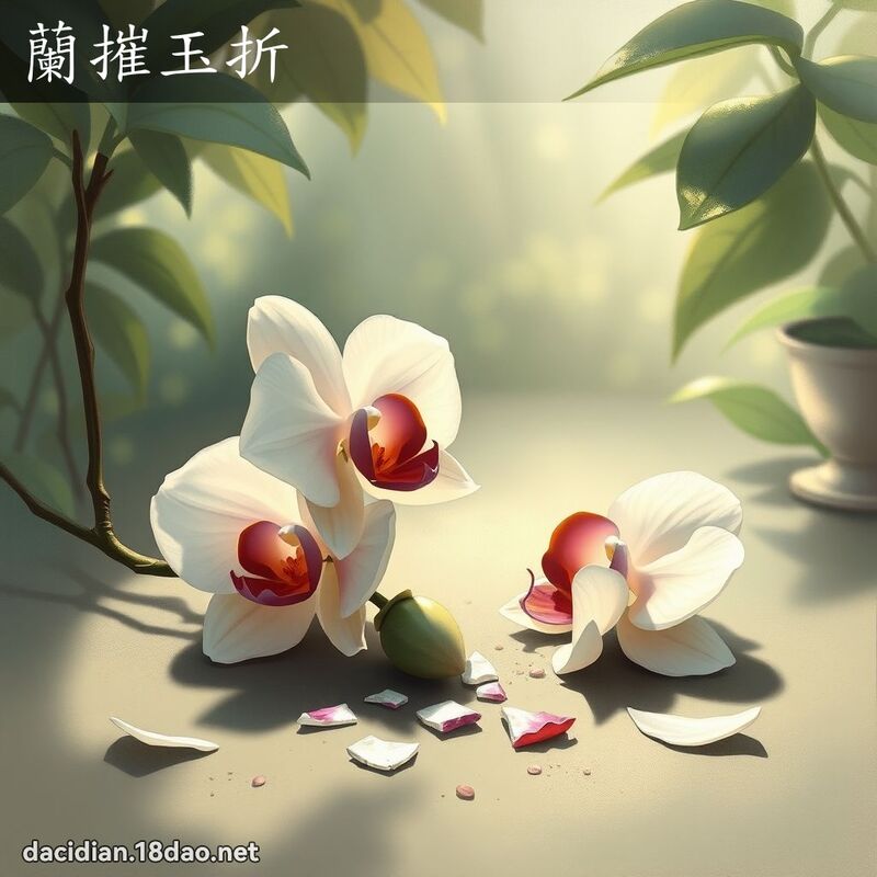兰摧玉折 - 国语大辞典配图