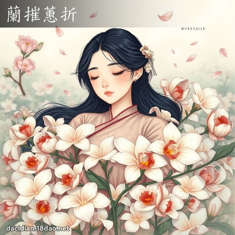 蘭摧蕙折 - 國語大辭典配圖