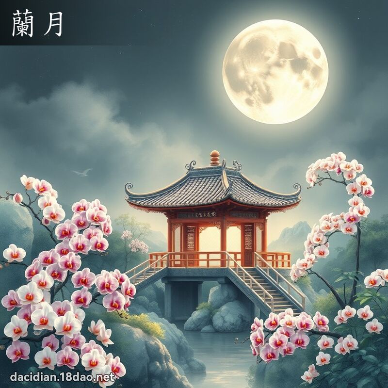 兰月 - 国语大辞典配图