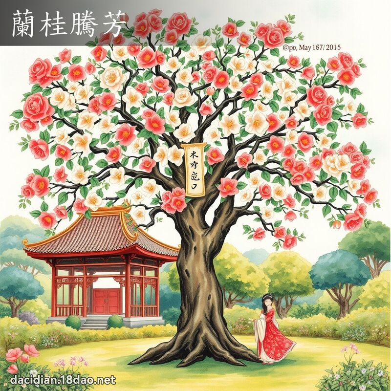兰桂腾芳 - 国语大辞典配图