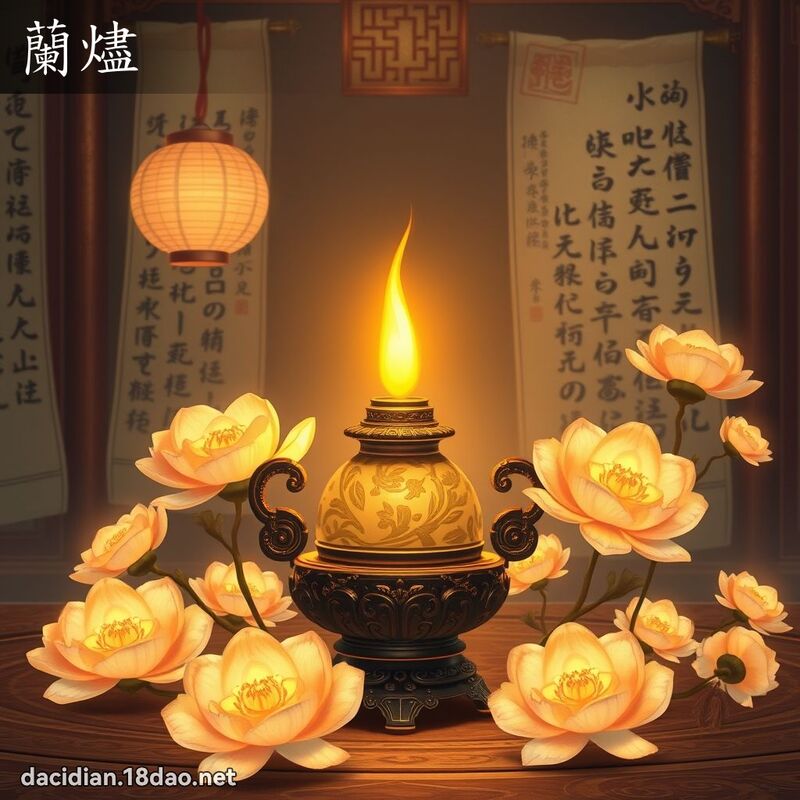 蘭燼 - 國語大辭典配圖