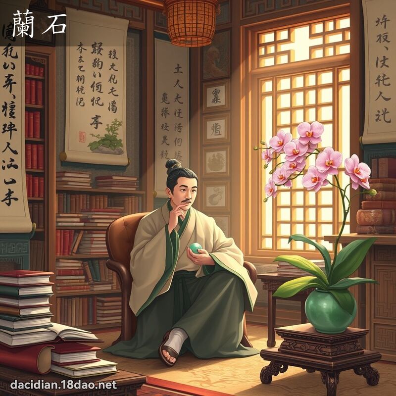 兰石 - 国语大辞典配图
