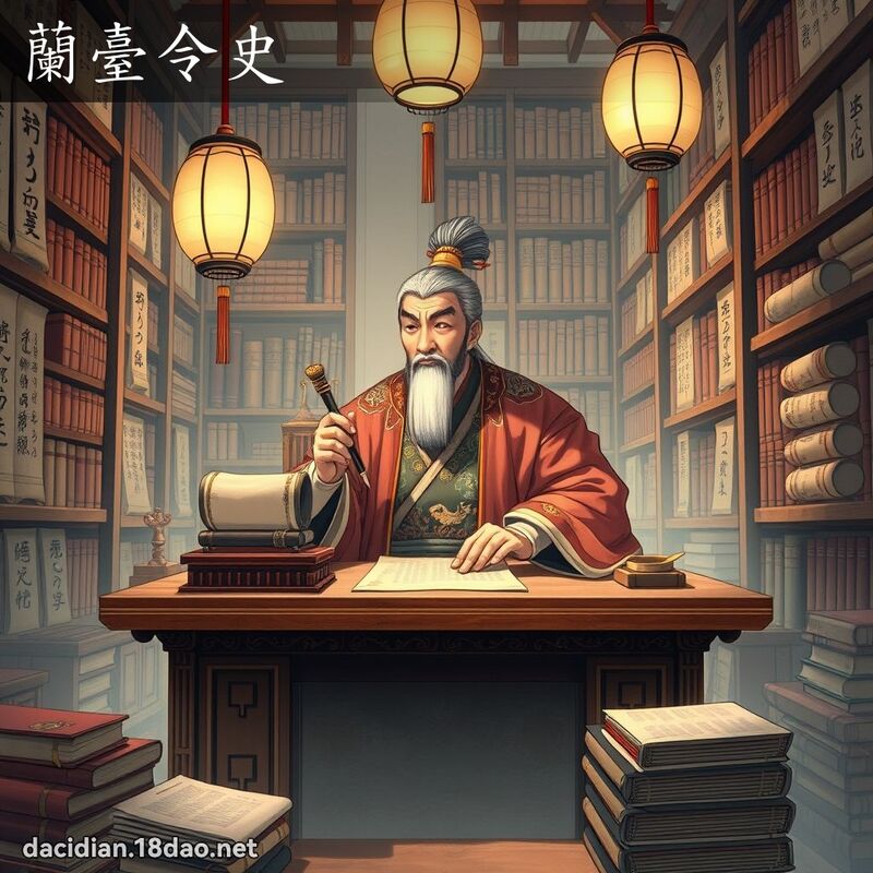 蘭臺令史 - 國語大辭典配圖