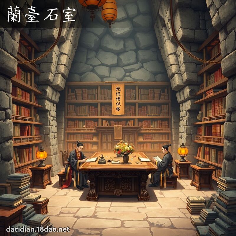 蘭臺石室 - 國語大辭典配圖