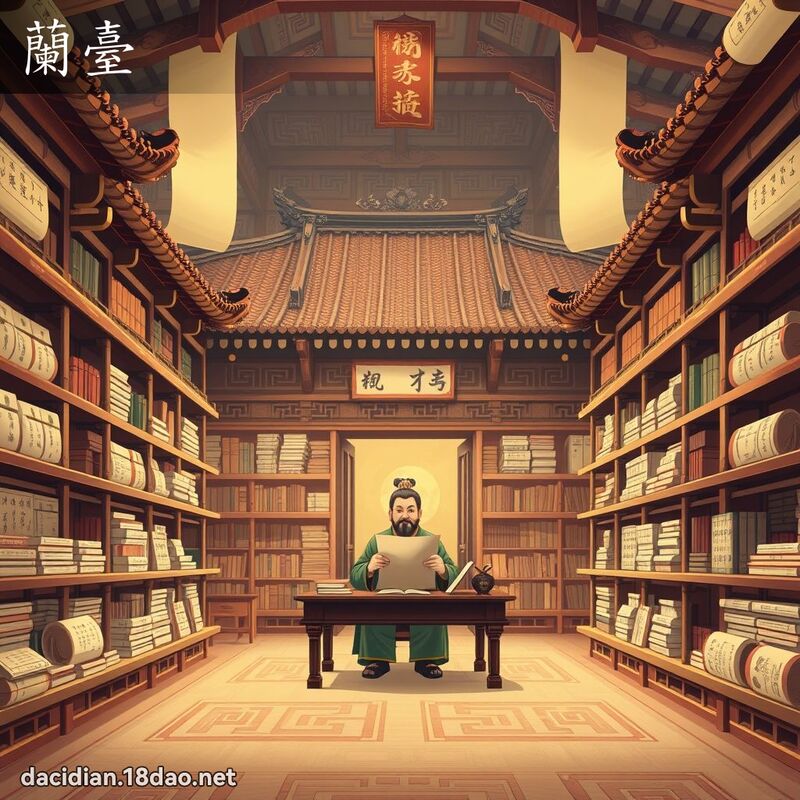 兰台 - 国语大辞典配图