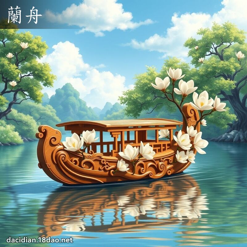蘭舟 - 國語大辭典配圖