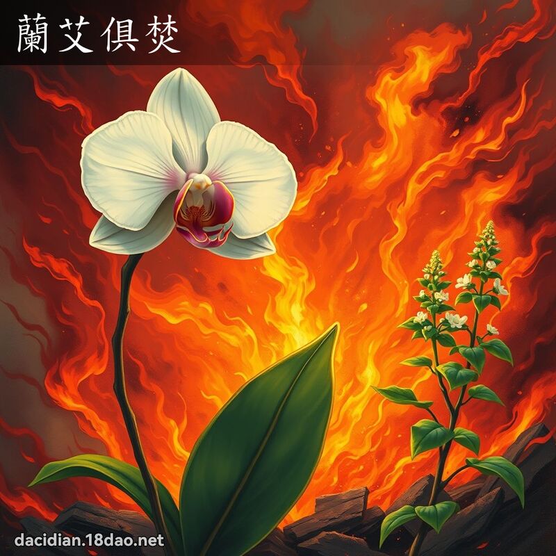 蘭艾俱焚 - 國語大辭典配圖