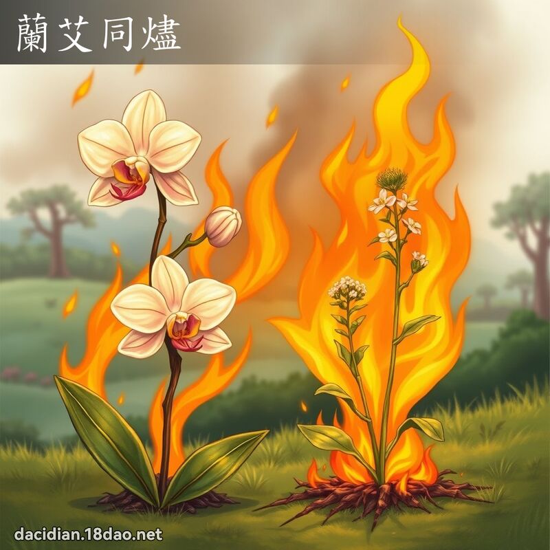 蘭艾同燼 - 國語大辭典配圖
