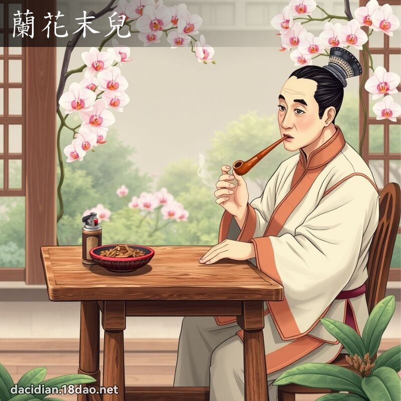 蘭花末兒 - 國語大辭典配圖
