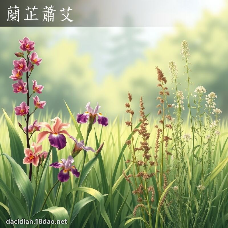 蘭芷蕭艾 - 國語大辭典配圖
