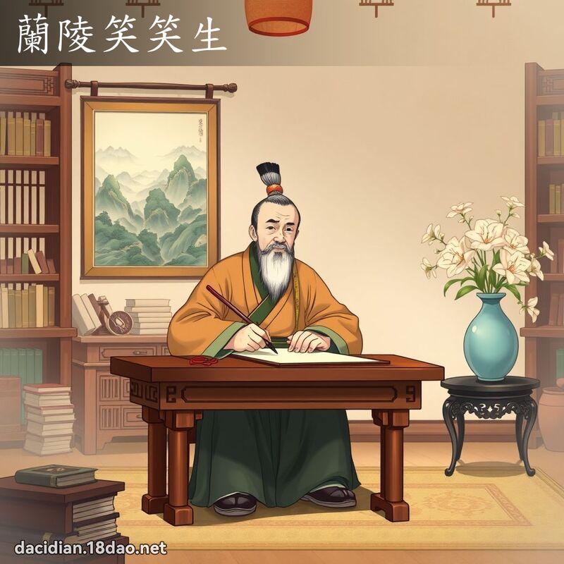 兰陵笑笑生 - 国语大辞典配图