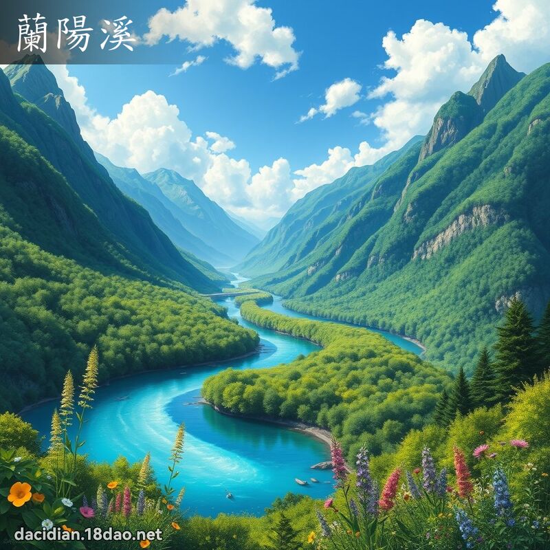 兰阳溪 - 国语大辞典配图