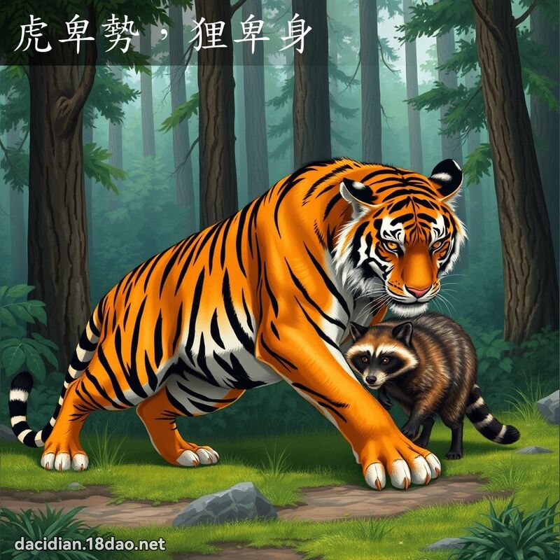 虎卑勢，狸卑身 - 國語大辭典配圖