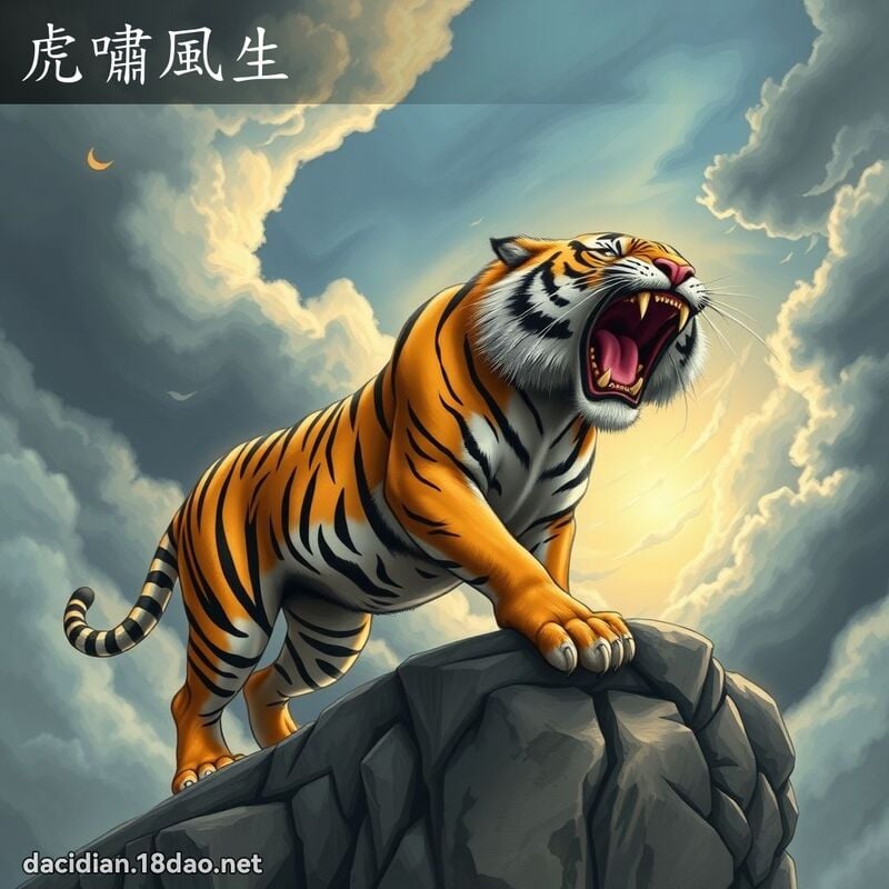 虎啸风生 - 国语大辞典配图
