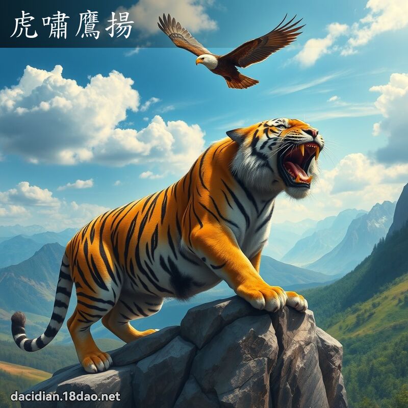 虎嘯鷹揚 - 國語大辭典配圖