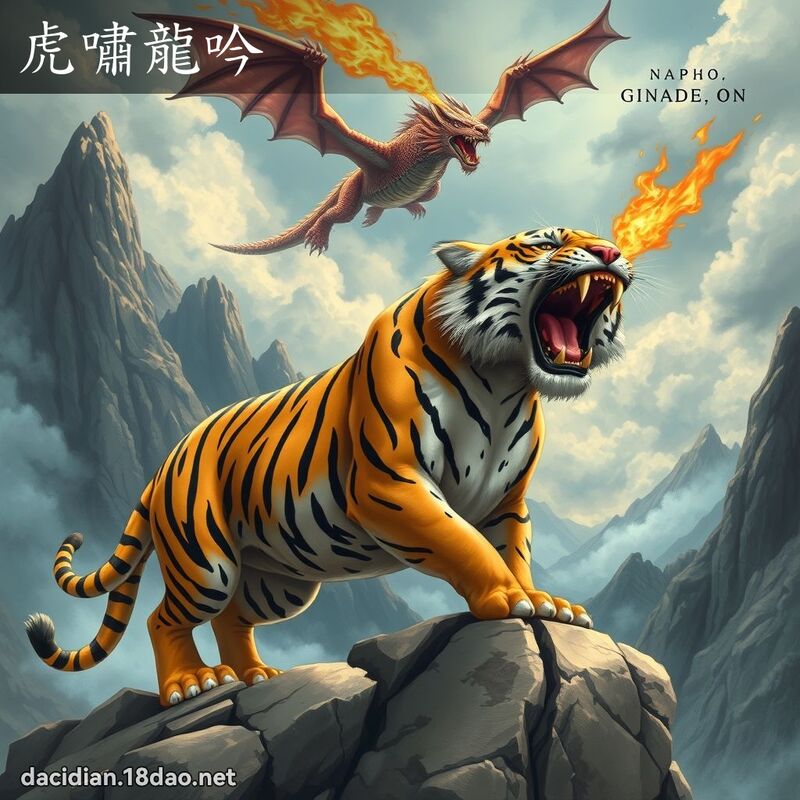 虎嘯龍吟 - 國語大辭典配圖