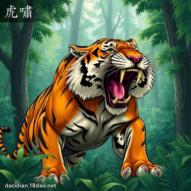 虎嘯 - 國語大辭典配圖