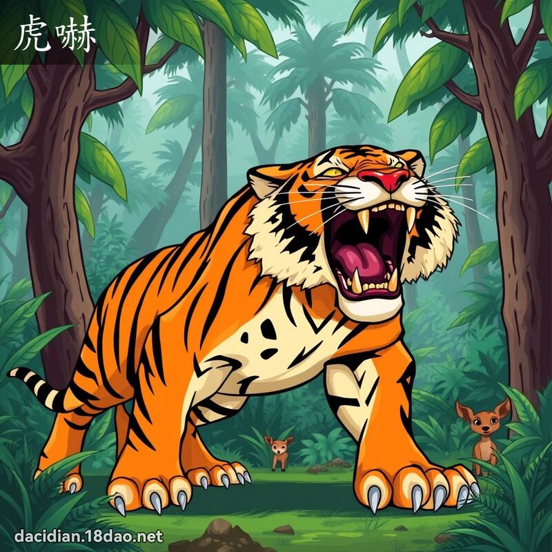 虎嚇 - 國語大辭典配圖