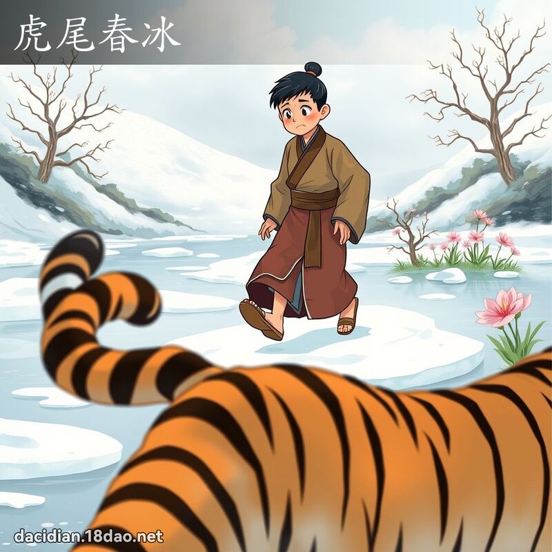虎尾春冰 - 国语大辞典配图