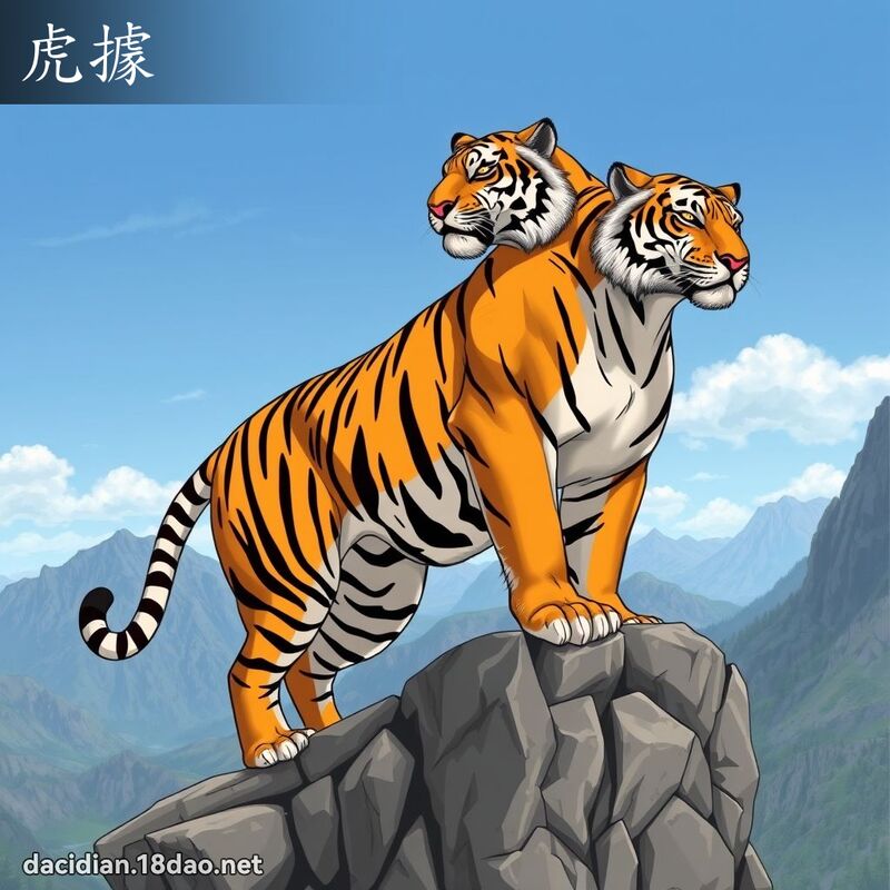 虎據 - 國語大辭典配圖