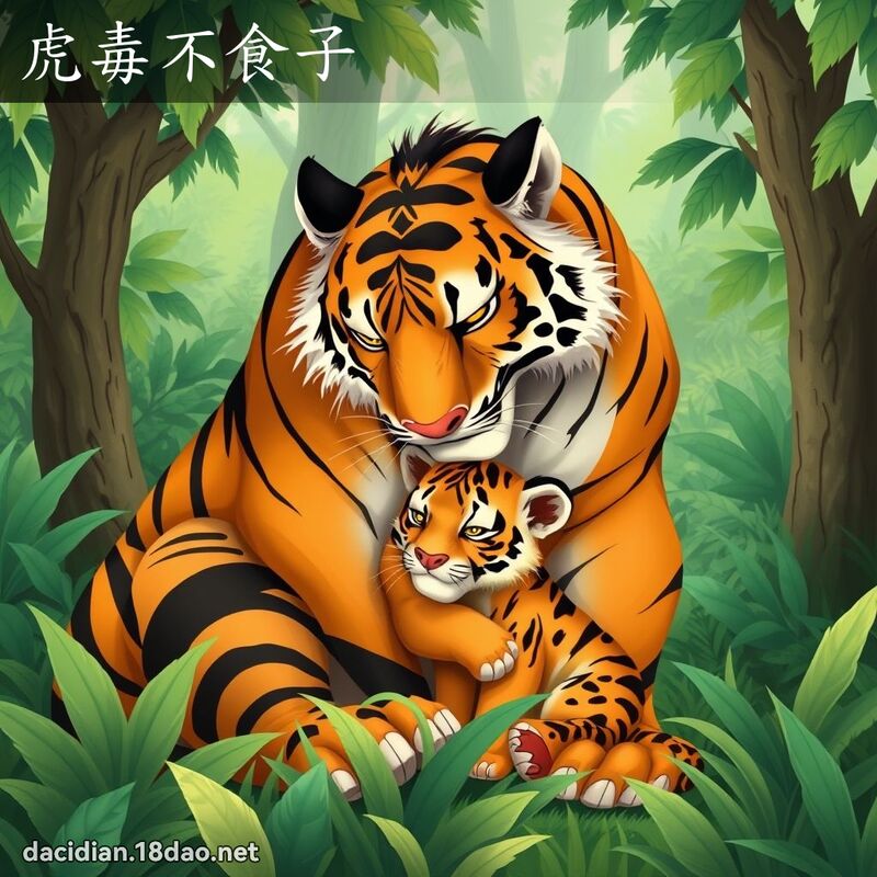 虎毒不食子 - 國語大辭典配圖