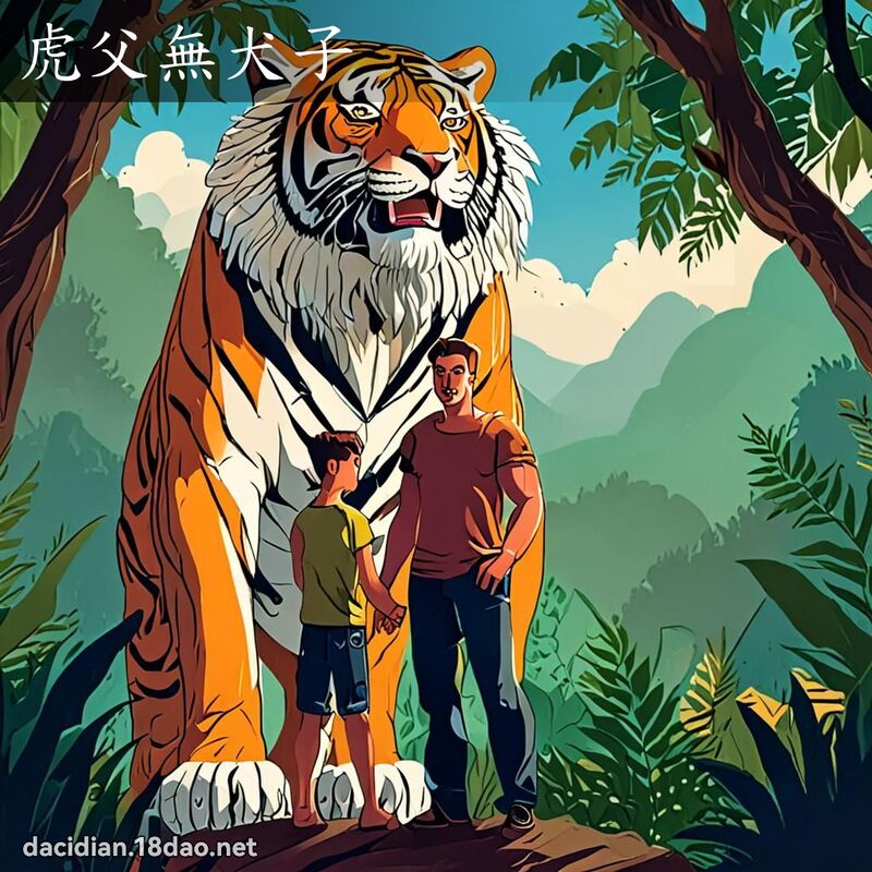虎父无犬子 - 国语大辞典配图